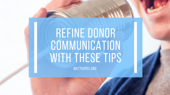 Refine Donor Communication with These Tips